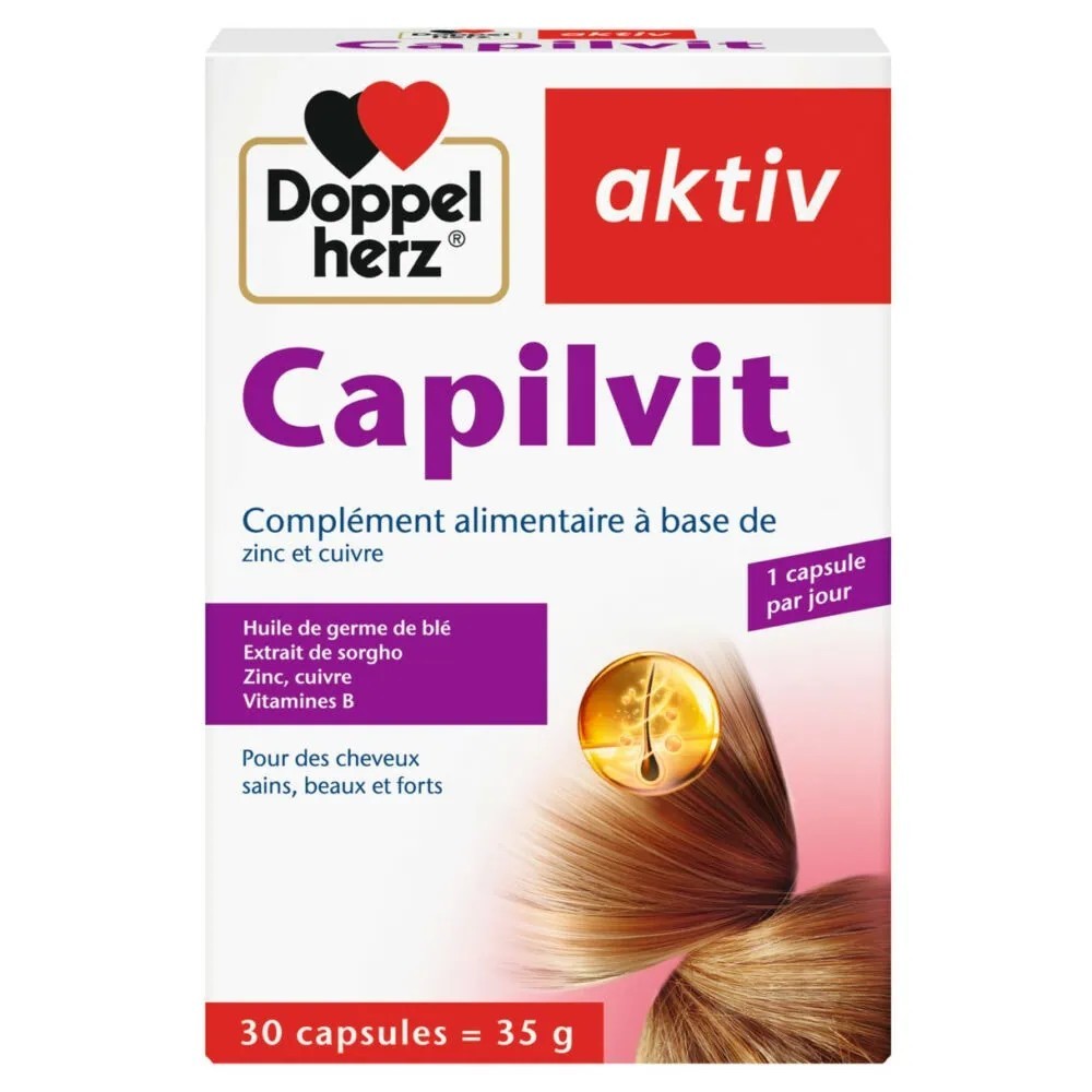 AKTIV CAPILVIT / 30 Gélules | BigPara Tunisie