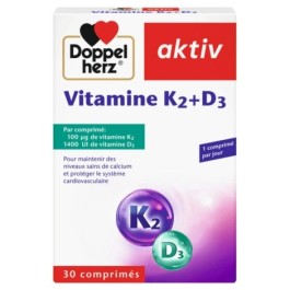 AKTIV Vitamine K2 + D3 – B/30 Comprimés | BigPara Tunisie