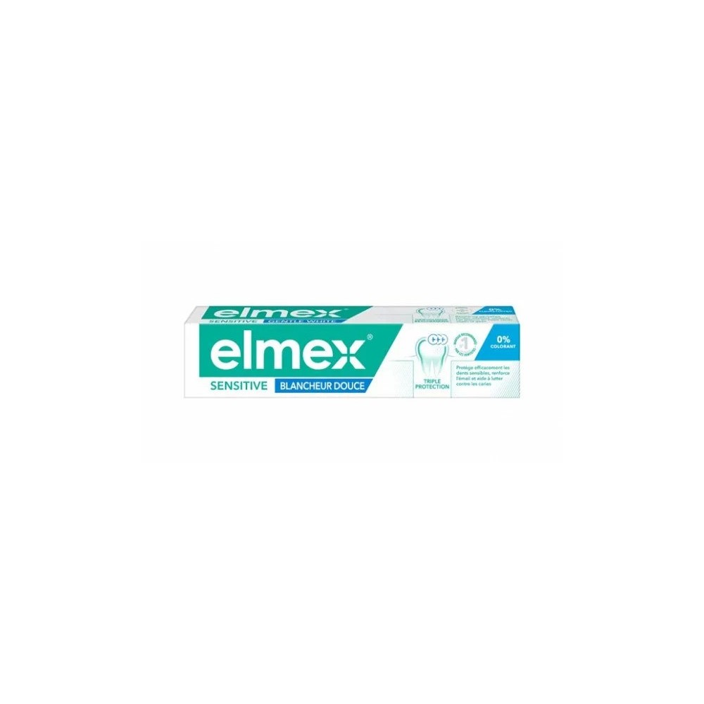 ELMEX DENTIFRICE SENSITIVE BLANCHEUR DOUCE 75ML | BigPara Tunisie
