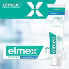 ELMEX DENTIFRICE SENSITIVE BLANCHEUR DOUCE 75ML | BigPara Tunisie