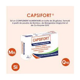 CAPSIFORT Q10 – 30 Gélules | BigPara Tunisie