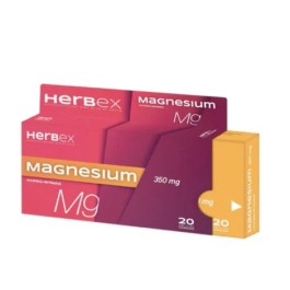 HERBEX Magnésium – 350 mg – 20 Gélules | BigPara Tunisie