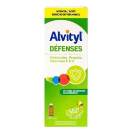 ALVITYL DÉFENSES  Sirop – Défenses naturelles de l’organisme Flacon de 150 ml | Goût agréable – Dès 3 ans | BigPara Tunisie