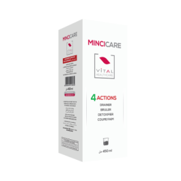 VITAL MINCICARE – 4 Actions Minceur (DRAINER/ BRULER/DETOXIFIER /COUPE FAIM) – Flacon 450 ml – Voie orale | BigPara Tunisie
