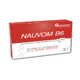 FARMAVANS NAUVOM B6 - NAUSEES DE GROSSESSE - B/30 GELULES | BigPara Tunisie