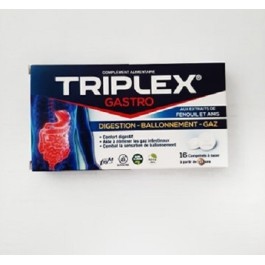 TRIPLEX GASTRO DIGESTION/ BALLONNEMENT/GAZ B/16 COMPRIMES A SUCER | BigPara Tunisie