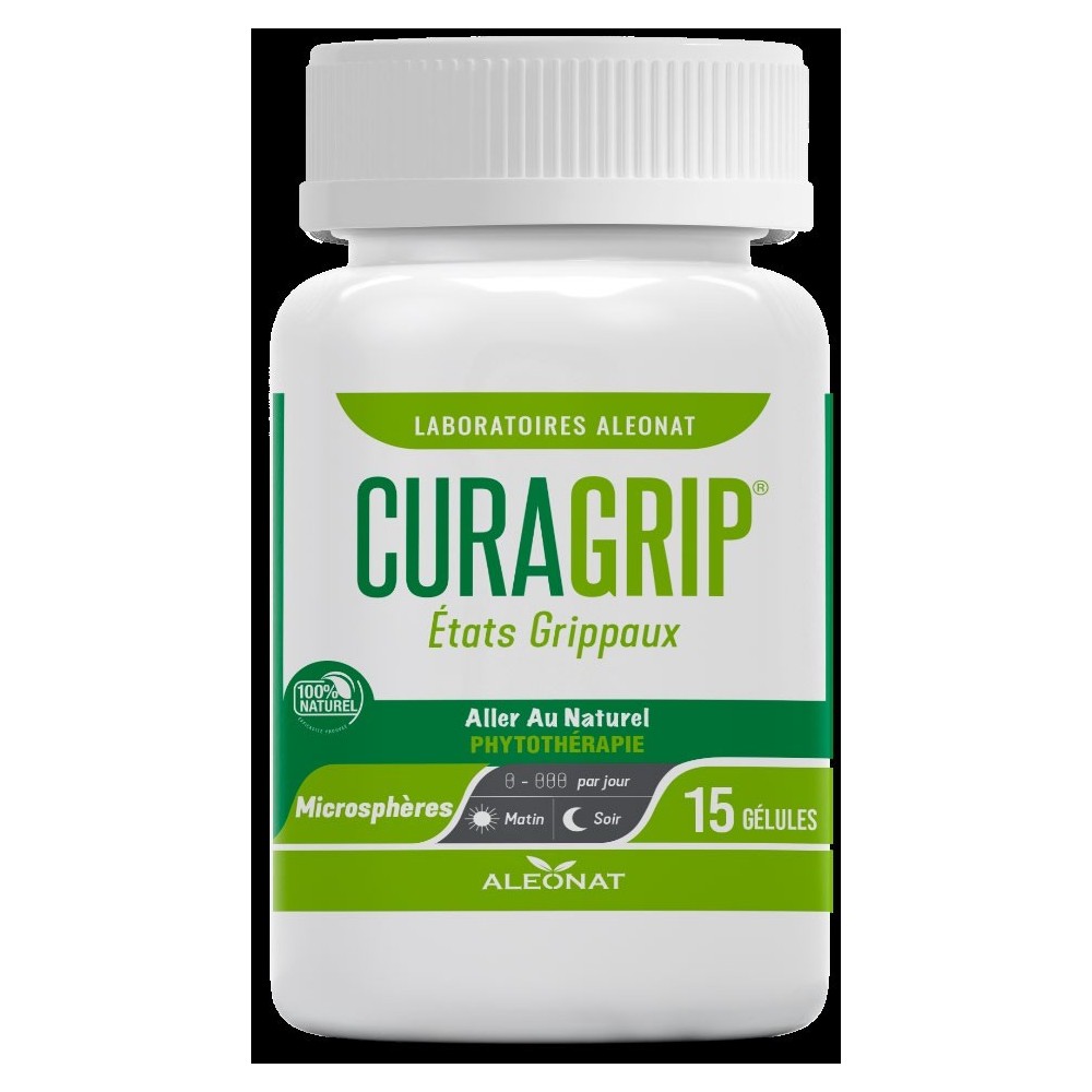 ALEONAT  CURAGRIP – 15 Gélules | BigPara Tunisie
