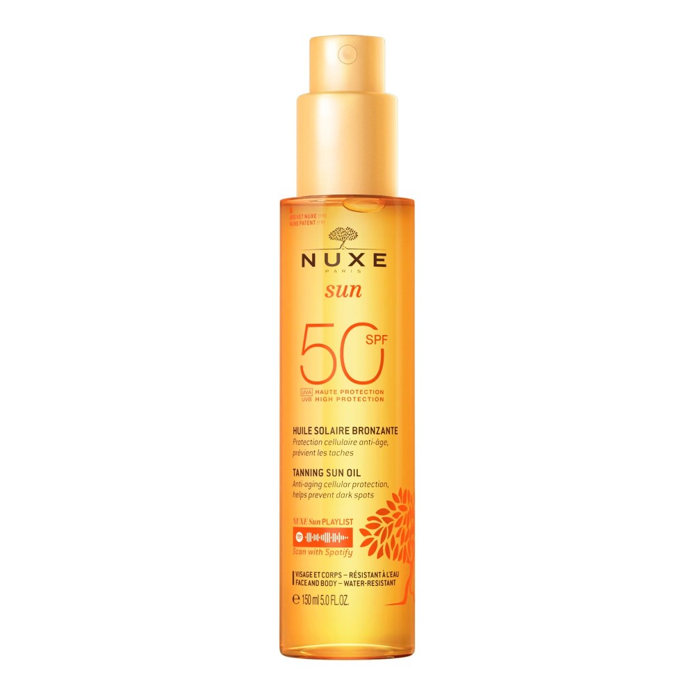 NUXE SUN HUILE SOLAIRE BRONZANTE SPF50+ 150ML | BigPara Tunisie