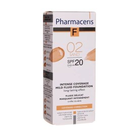 Pharmaceris Fond de Teint SPF50+ (02 Sand) 30ml | BigPara Tunisie