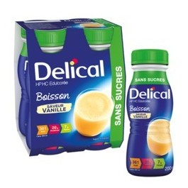 DELICAL BOISSON SAVEUR VANILLE SANS SUCRE 200ml | BigPara Tunisie