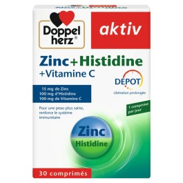 AKTIV Zinc + Histidine + Vitamine C 30 Comprimes | BigPara Tunisie