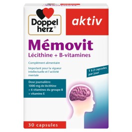 AKTIV Memovit Lecithine + B-vitamines 30 Comprimes | BigPara Tunisie