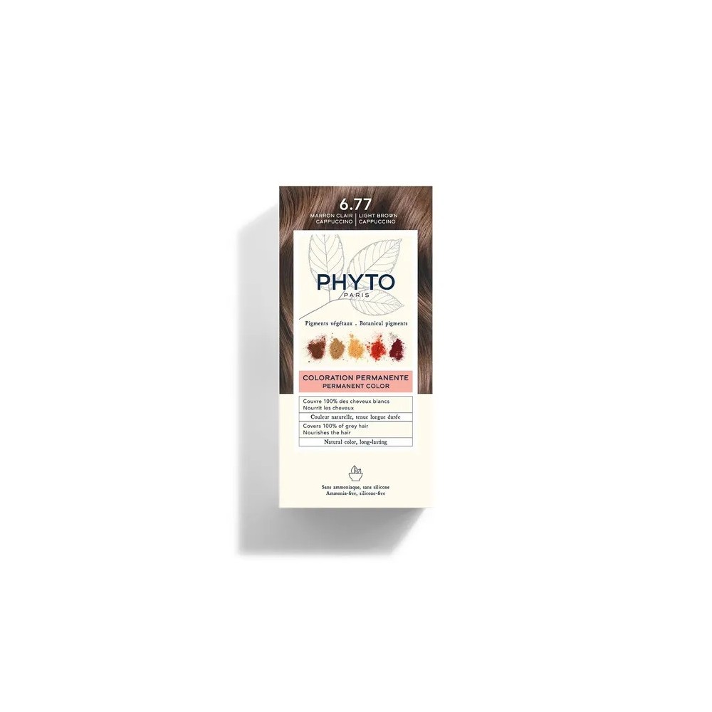 PHYTO Phytocolor 6.77 Marron Clair Cappuccino | BigPara Tunisie