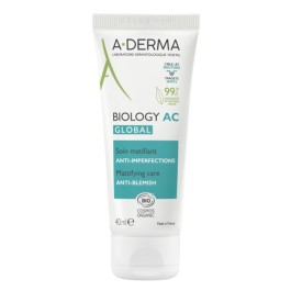A-DERMA BIOLOGY AC GLOBAL SOIN MATIFIANT ANTI IMPERFECTIONS 40ML | BigPara Tunisie