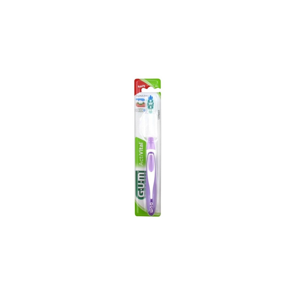 🪥 GUM Activital – Brosse à Dents Soft REF:581 | BigPara Tunisie