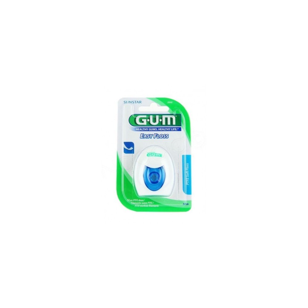 🧵 GUM Fil Dentaire Easy Floss – Easy-Glide & Shred Resistant – 30 m | BigPara Tunisie