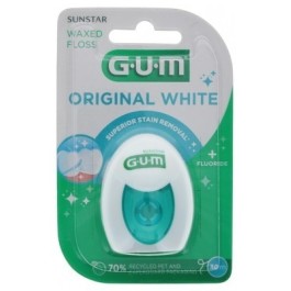 GUM Fil Dentaire Original White – Superior Stain Removal + Fluoride – 30 m | BigPara Tunisie