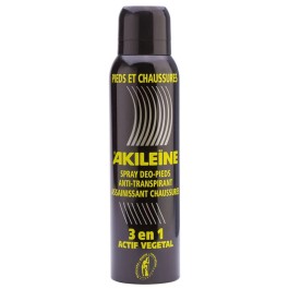 AKILEINE Spray Noir Déodorant Pieds Anti-Transpirant 150 ml | BigPara Tunisie