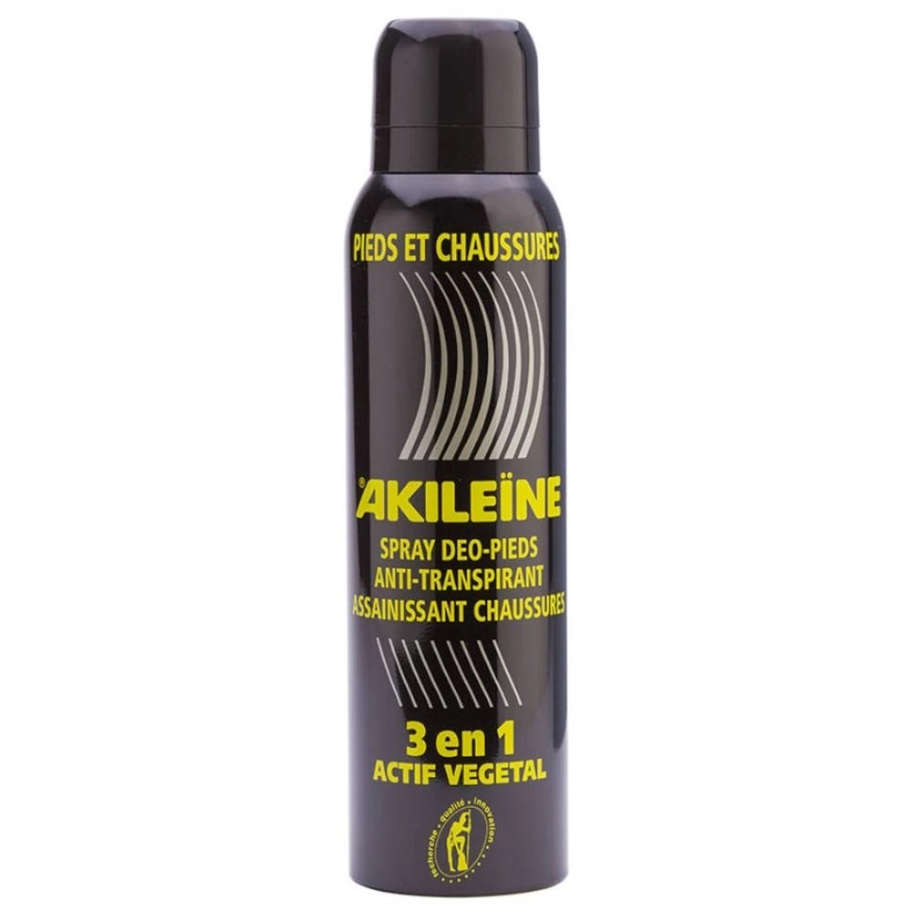AKILEINE Spray Noir Déodorant Pieds Anti-Transpirant 150 ml | BigPara Tunisie