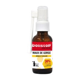 DOLISTOP MAUX DE GORGE SPRAY BUCCAL F/30ML | BigPara Tunisie