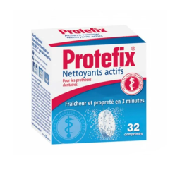 PROTEFIX NETTOYANTS ACTIFS ANTI-BACTERIEN B/32 COMPRIMES | BigPara Tunisie