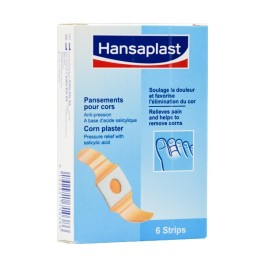 HANSAPLAST PANSEMENTS POUR CORS B/6 STRIPS | BigPara Tunisie