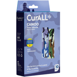 CURALL CAMOO TISSU ROBUSTE B/10 | BigPara Tunisie