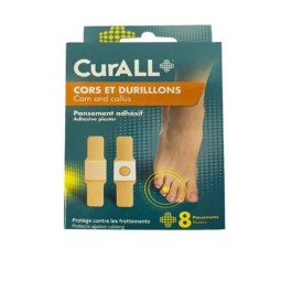 CURALL CORS ET DURILLONS B/8 PANSEMENTS ADHESIF