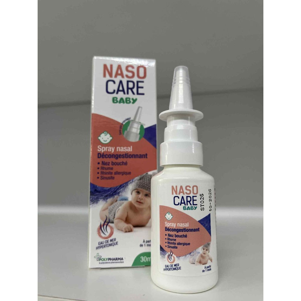 NASO CARE BABY SPRAY NASAL DECONGESTIONNANT F/30ML | BigPara Tunisie