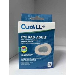 CURALL EYE PAD ADULT B/10 FORMAT UNIQUE | BigPara Tunisie