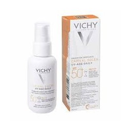 VICHY CAPITAL SOLEIL UV-AGE DAILY  INVISIBLE SPF50+ | BigPara Tunisie