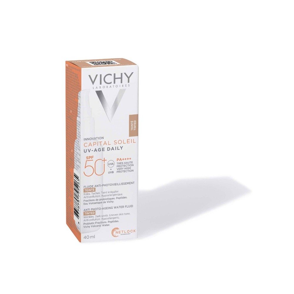 VICHY CAPITAL SOLEIL UV-AGE DAILY TEINTE SPF50+ | BigPara Tunisie