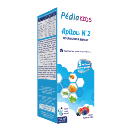 Vital Pediakids Apitou N°2 – Apaisement des voies respiratoires & confort immunitaire | BigPara Tunisie
