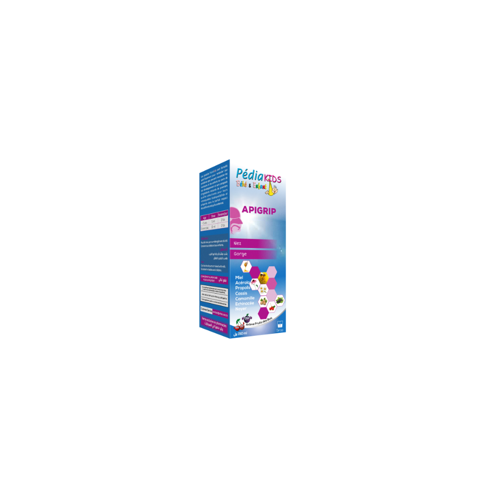 Vital Pediakids APIGRIP SP – Défenses naturelles & soulagement des symptômes hivernaux | BigPara Tunisie