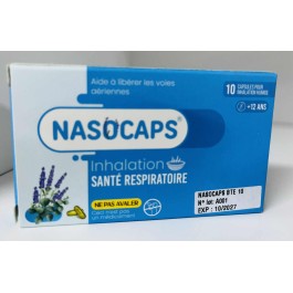 Nasocaps Inhalation Santé Respiratoire – B/10 Capsules | BigPara Tunisie