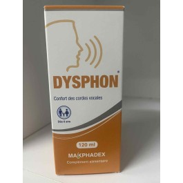 DYSPHON Confort des Cordes Vocales Sirop 120 ml | BigPara Tunisie