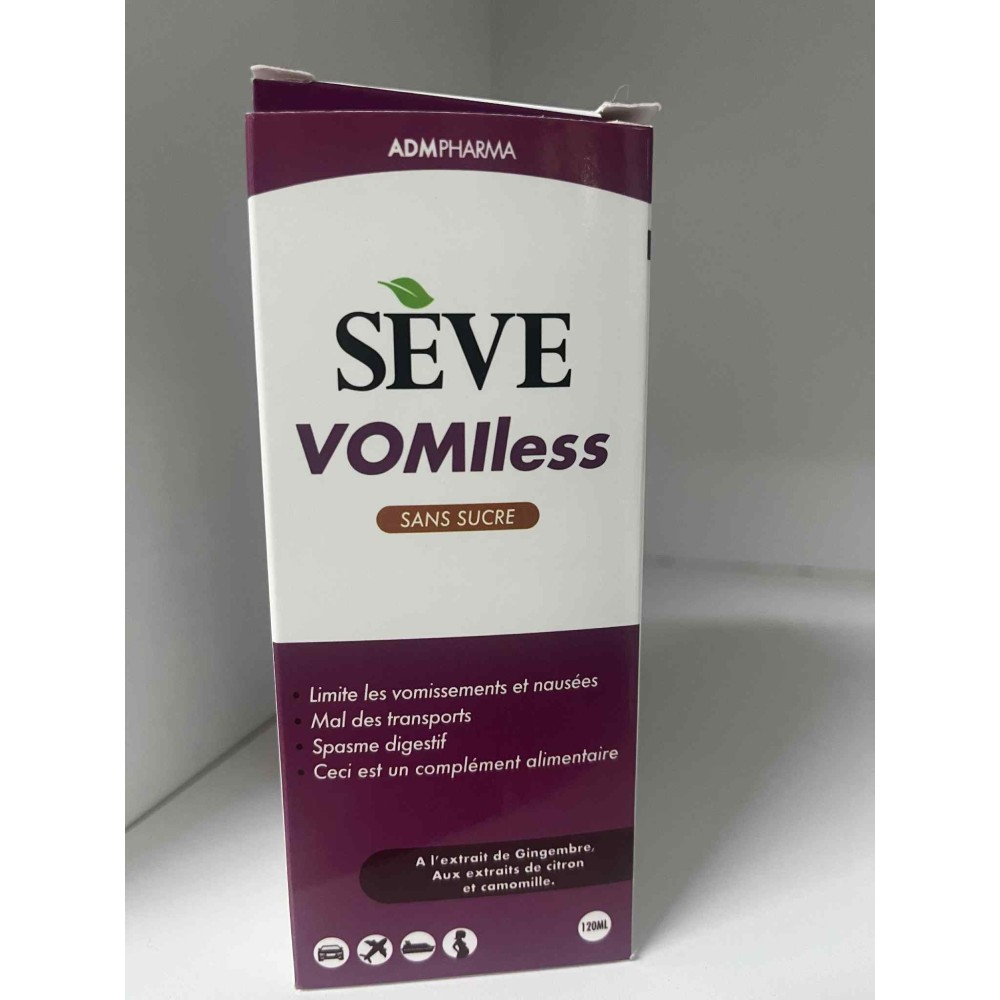 SEVE VOMILESS Sans Sucre Sirop 120 ml | BigPara Tunisie