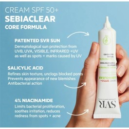 SVR SEBIACLEAR CREME SPF50+ 40ML | BigPara Tunisie