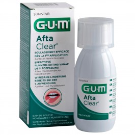 GUM AFTA CLEAR BAIN DE BOUCHE 120ML | BigPara Tunisie