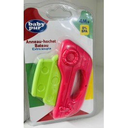 BABY PUR ANNEAU DENT-HOCHET BATEAU EXTRA SOUPLE (4MOIS+) | BigPara Tunisie