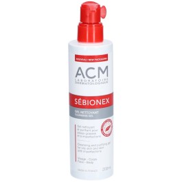 ACM Sébionex Gel Moussant 200ml | BigPara Tunisie