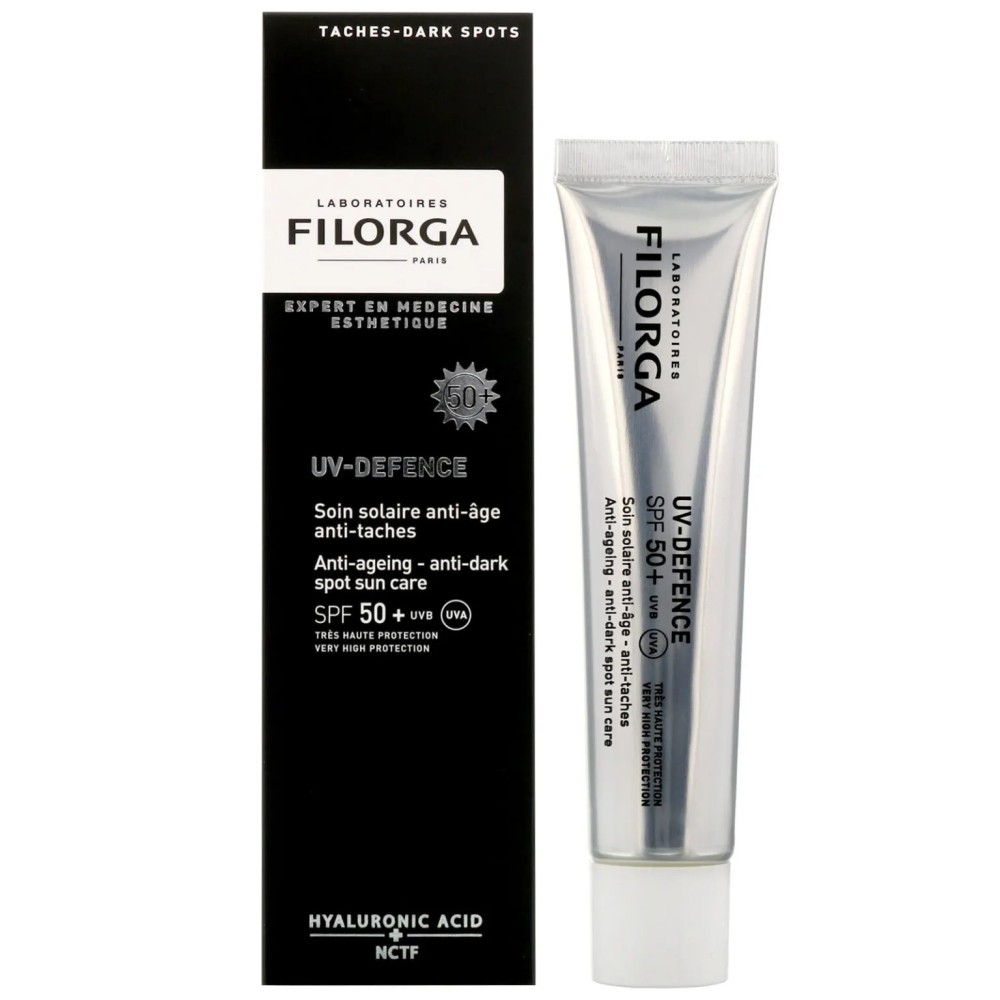 FILORGA UV Defence Soin Solaire Anti‑âge Anti‑taches SPF50+ 40 ml | BigPara Tunisie