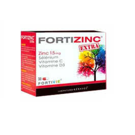 Fortizinc Extra – Zinc 15 mg – 30 gélules | BigPara Tunisie