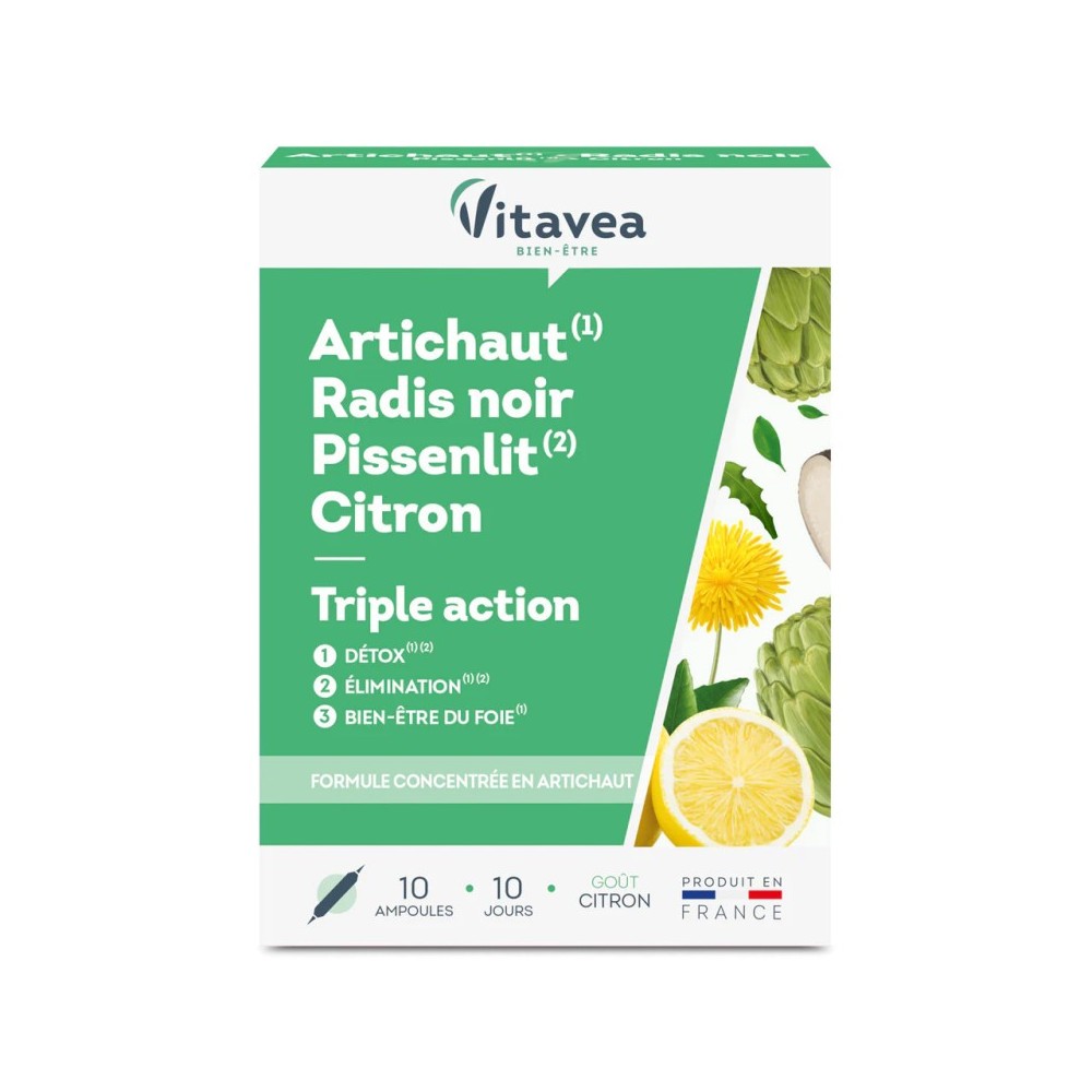 VITAVEA ARTICHAUT RADIS NOIR AMP B/10 | BigPara Tunisie