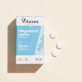 Vitavea Magnésium Marin + Vitamine B6 – 40 gélules | BigPara Tunisie