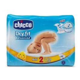 CHICCO Couche New Born 3-6 kg – 25 pièces | BigPara Tunisie