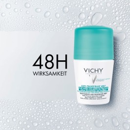 VICHY DÉO ANTI-TRANSPIRANT ANTI-TRACES 48H – Roll-On 50 ml | BigPara Tunisie