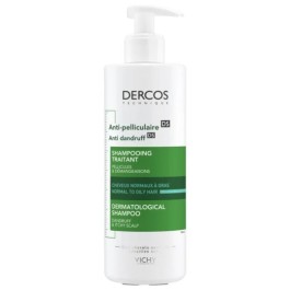 Vichy Dercos Shampoing Traitant Anti-Pelliculaire Cheveux Normaux à Gras 390ml | BigPara Tunisie