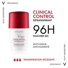 Vichy Déodorant / Détranspirant Clinical Control 96 h – 50 ml | BigPara Tunisie