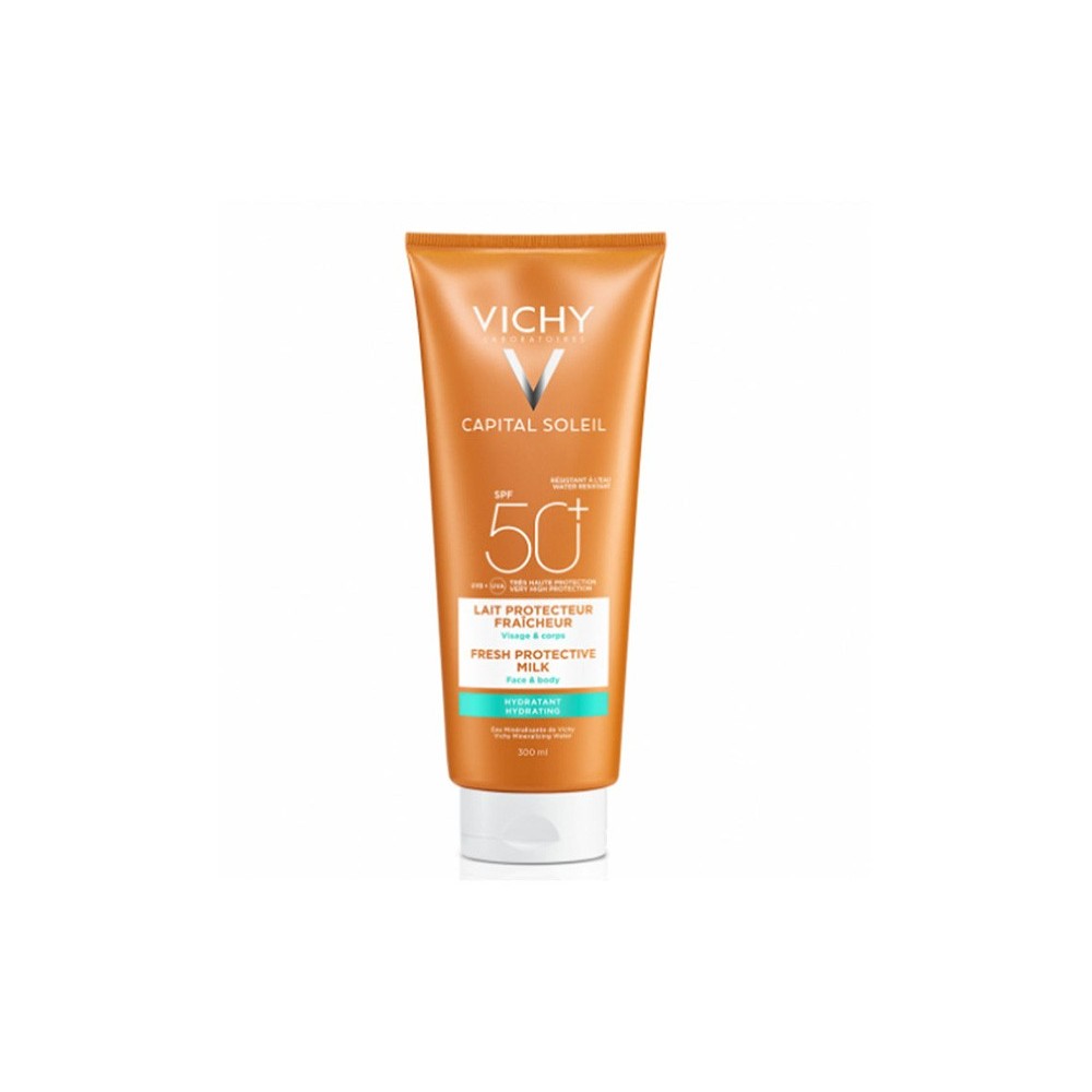 Vichy Capital Soleil Lait Protecteur Hydratant Invisible SPF50+ – 300 ml | BigPara Tunisie